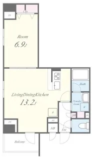 JPT RESIDENCE【2階】の間取り