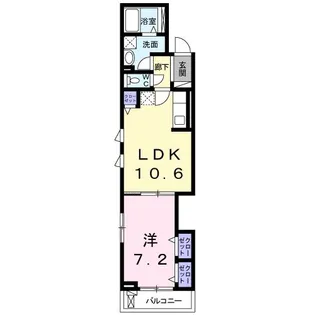 リーフ フォレスト【2階】の間取り
