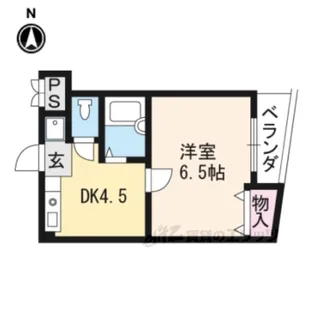シティオ西大路【3階】の間取り