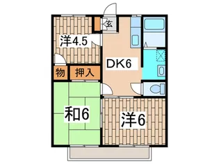 サンビレッジケイ1【2階】の間取り