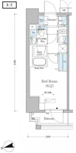 アーバネックス戸越【8階】の間取り