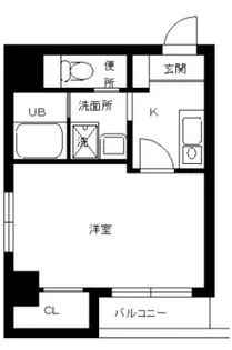 スカイコート銀座東第2【4階】の間取り
