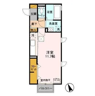 シャルマンC【1階】の間取り