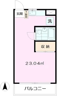 国分寺コスモ【1階】の間取り