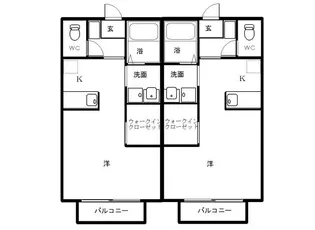 カーレッジ【1階】の間取り