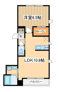サングレース【3階】の間取り