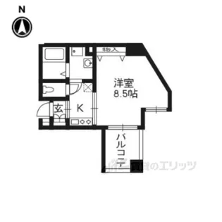 エイペックス京都駅前【2階】の間取り