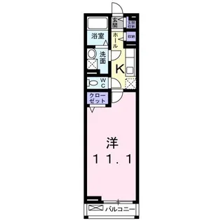 ノーブル スクエア【2階】の間取り