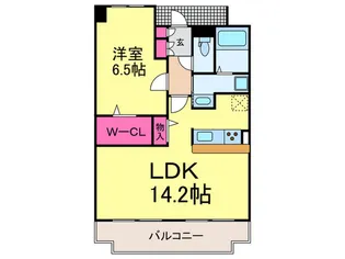 エクシ-ド平野【4階】の間取り