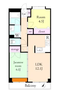 KURA ~蔵~【3階】の間取り