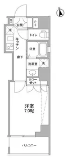 セルビシエ白金【7階】の間取り