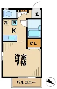 ウインドスペイス【2階】の間取り