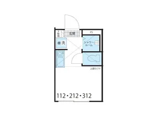 Shanti Casa四谷若葉の間取り