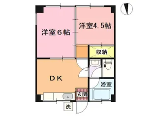 kitファースト【4階】の間取り