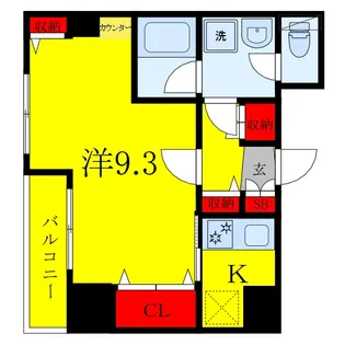 COURT王子神谷【6階】の間取り