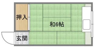 はるみ荘【1階】の間取り