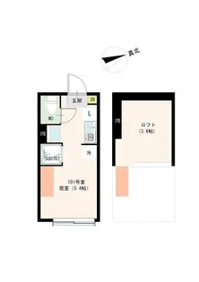 HARUMI上高井戸【1階】の間取り