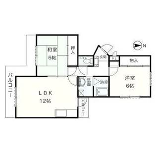 塩川マンション【2階】の間取り