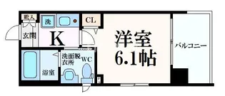 エステムプラザ京都五条大橋【2階】の間取り