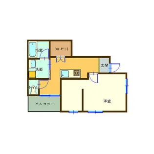 エクレール【1階】の間取り