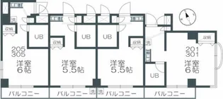 新井マンション【2階】の間取り