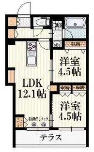 キルシュ ブリューテ 2【1階】の間取り