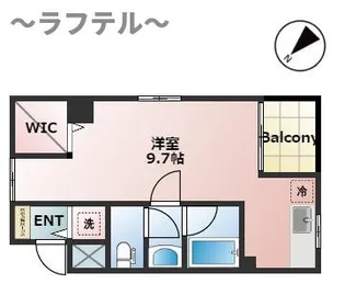 ガルリエ道【2階】の間取り