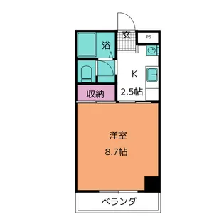 ロイヤルハートピア郷津 B【3階】の間取り