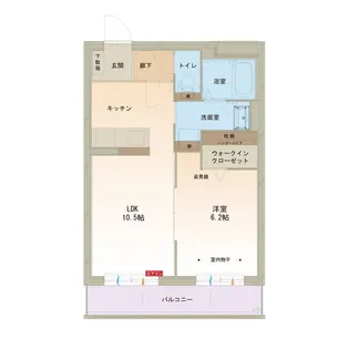 ハートフル ウェルビング【2階】の間取り