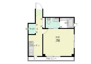 ビラビスタ大神宮【2階】の間取り