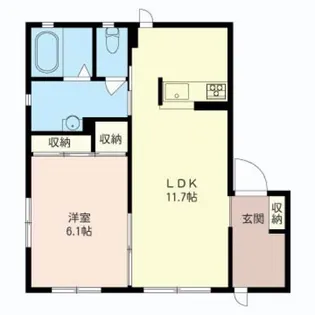 リバー27【2階】の間取り
