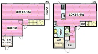 ウイングMISAWA XVの間取り