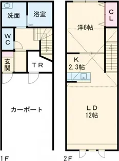 グロワール(富良野市錦町新築MS B)の間取り