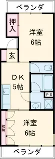 星ヶ丘ハイツ【2階】の間取り