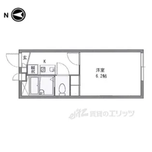 レオパレスビレック【2階】の間取り