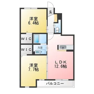 SEASON COURT 乙輪【3階】の間取り