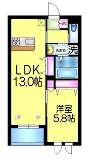 イーストレジデンス【1階】の間取り