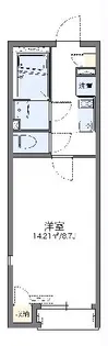 レオネクストもえぎヒルズウーノ【1階】の間取り