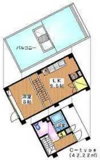haramo S1の間取り