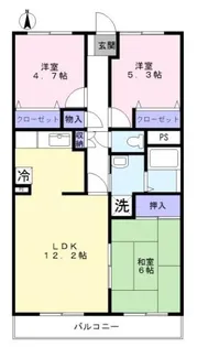 グランエスト浦和【4階】の間取り