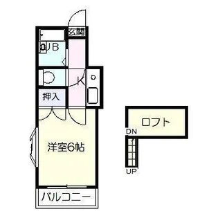 トーフク神宮西【2階】の間取り