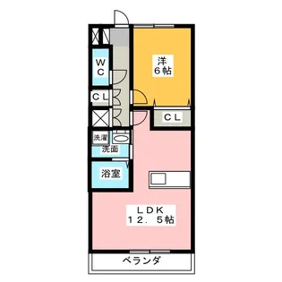 サニーコート東海 II【1階】の間取り