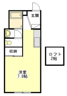 ハイツ椋本【2階】の間取り