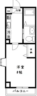 メゾンドバロン目白【2階】の間取り