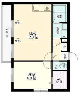 エクセルコート【2階】の間取り