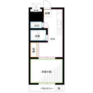 ローズガーデンI号館【3階】の間取り