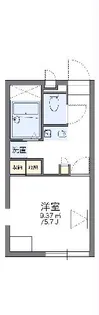 レオパレスアイリス弘道【2階】の間取り