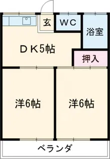 グリーンヒル大貫【2階】の間取り