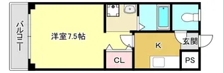 ニューノモトマンション【4階】の間取り