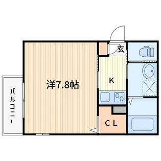 Aube鳩ヶ谷本町【2階】の間取り